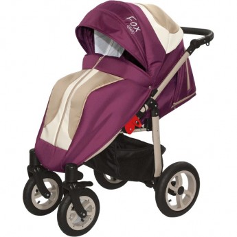 Коляска VERDI Babies Fox, без сумки, фиолетовая
